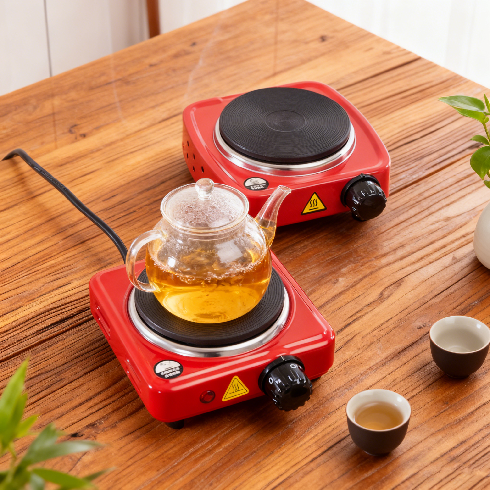 煮咖啡茶迷你小电炉铸铁发热盘多功能可调节五档电热炉家用加热炉