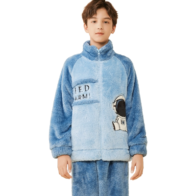 儿童珊瑚绒睡衣套装冬季加厚