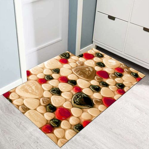 免洗可擦 光面环保水晶板 新款入户门垫家用进门脚垫厨房地垫定制