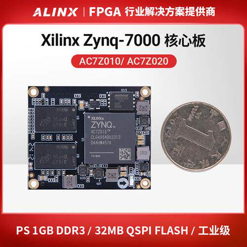 黑金 AC7Z010 AC7Z020 7010 7020 XILINX ZYNQ FPGA核心板 开发板