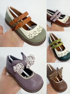 新款观澜小时代女童皮鞋春秋儿童小公主鞋软底防滑,