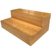 实木台阶双层三层k阶梯凳木楼梯脚踏凳子爬高梯浴缸防滑踏家用梯