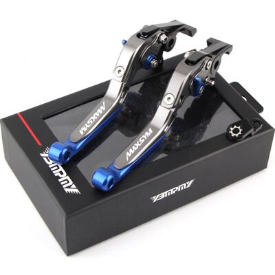 适用三阳MAXSYM400/maxsym600 改装带驻车功能 刹车牛角 离合拉杆