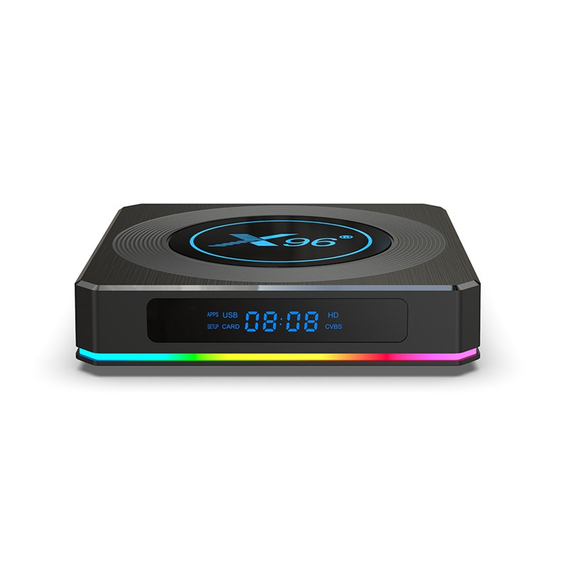 x96x4原生安卓11机顶盒子晶晨s905x4网络高清播放器tvbox光纤wifi