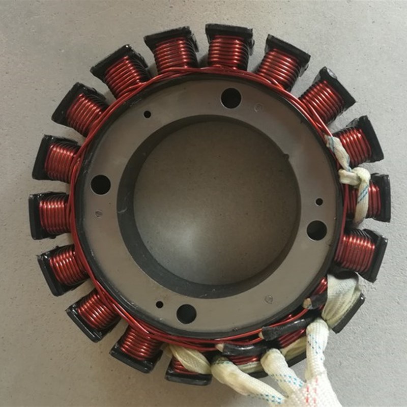 电动车增程器汽油发电机配件48V60V72V纯铜发电机转子定子线圈