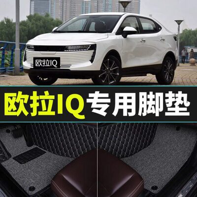 圈专用21汽车脚垫IQ欧18拉I丝拉款欧脚垫电动//全包围19长城纯Q
