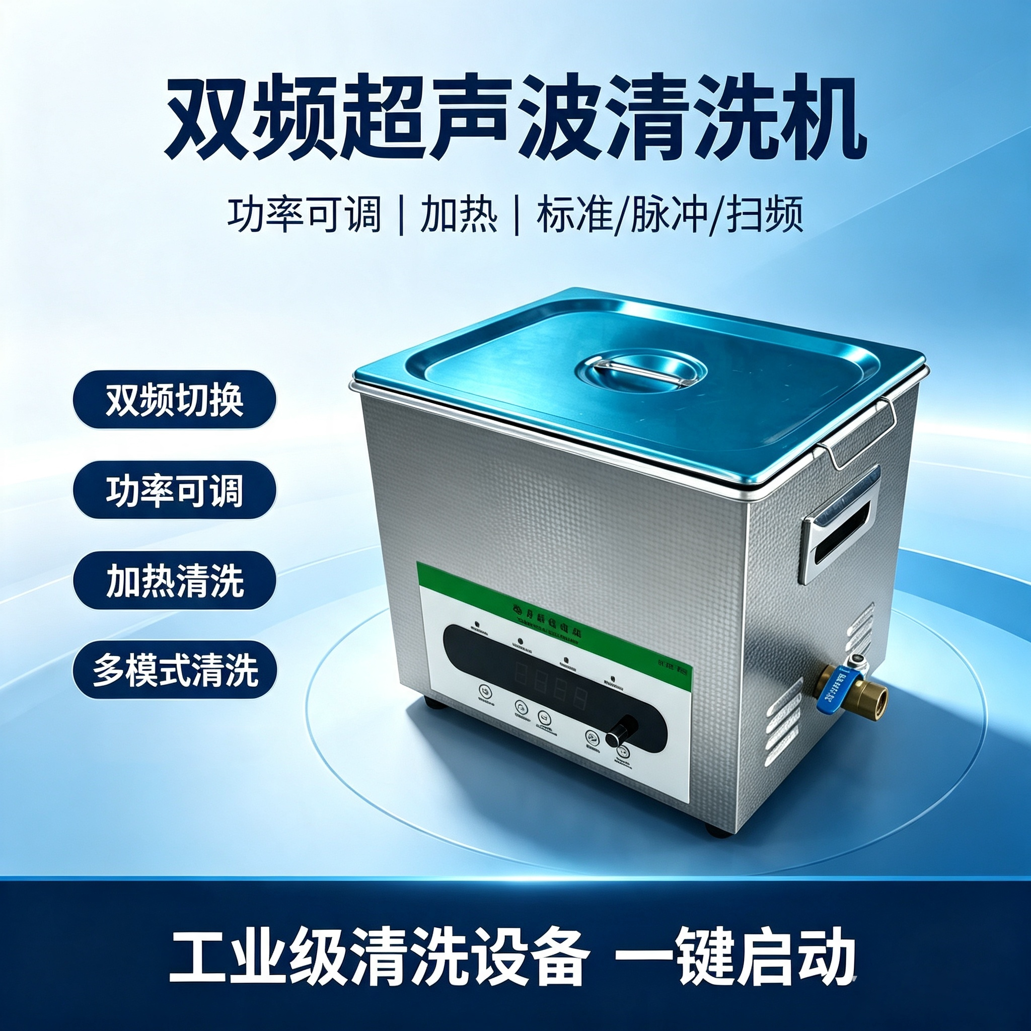 香山一轻双频超声波清洗机