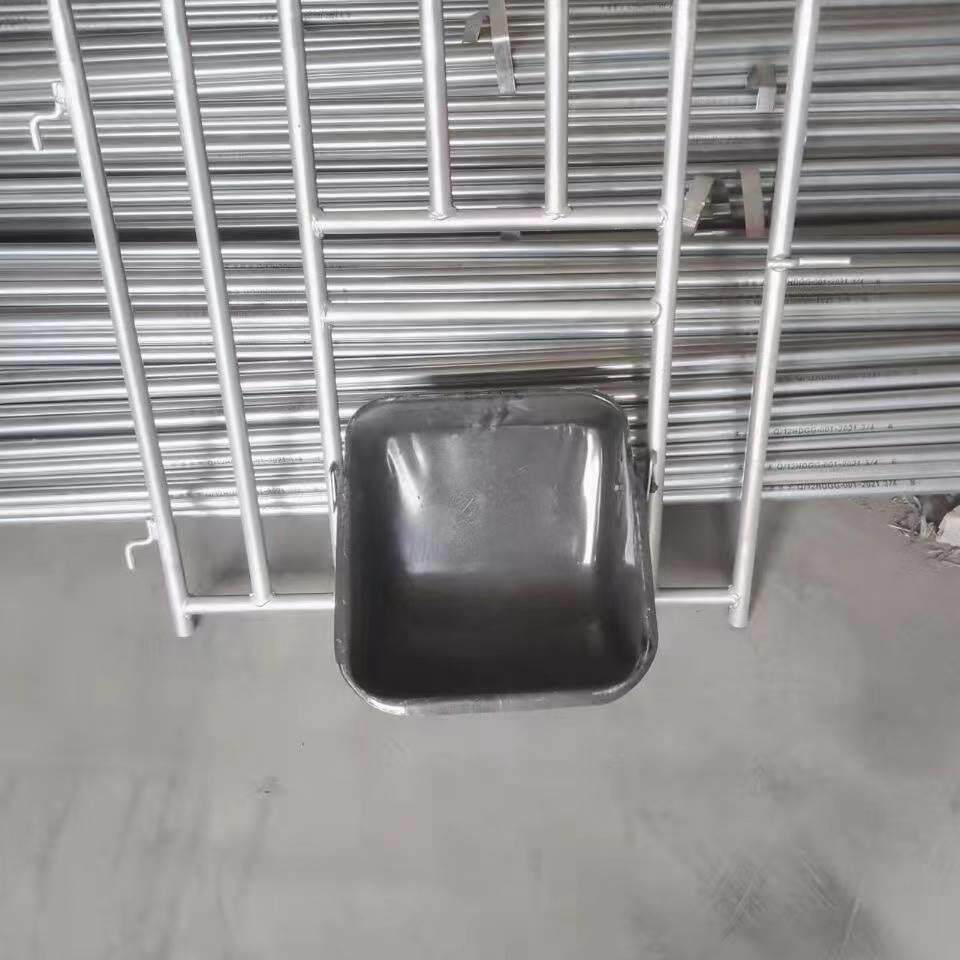 猪圈门带食槽猪栏门定位栏门产床门砖砌墙猪舍门热镀钢管猪圈栏