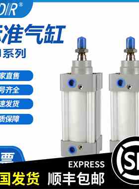 --新款标准SAI32X40X50X63X80X100X25X75X50X100S气缸DMSE-CMSENP