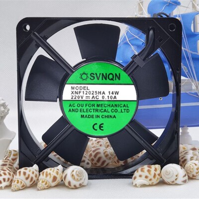 原装SVNQN XNF12025HA 14W 220V 0.1A 12CM机箱散热 滚珠交流风扇