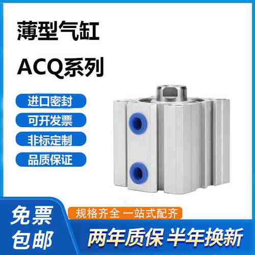 ACQS100/ACQ100X5X10X15X20X25X30X35X40X45X50-80SBH+DMSG-2气缸