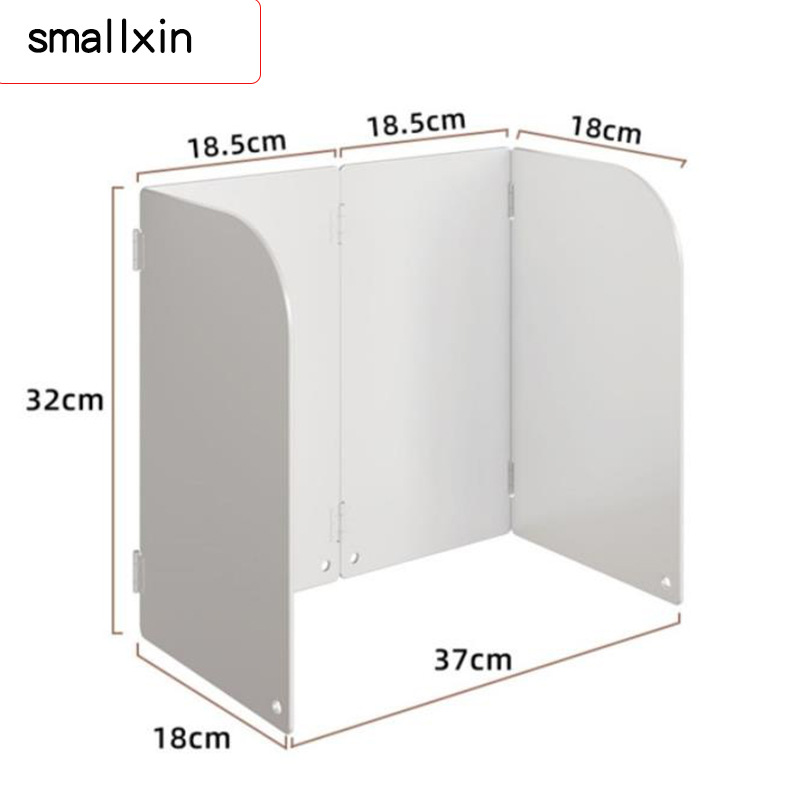 煤气炉电磁炉挡油板可折叠厨房置物架900g台面挡风控油板厨房收纳