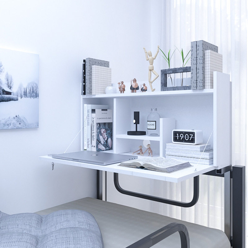 大学生床上桌宿舍书桌寝室电脑桌悬空小桌子懒人桌写字桌