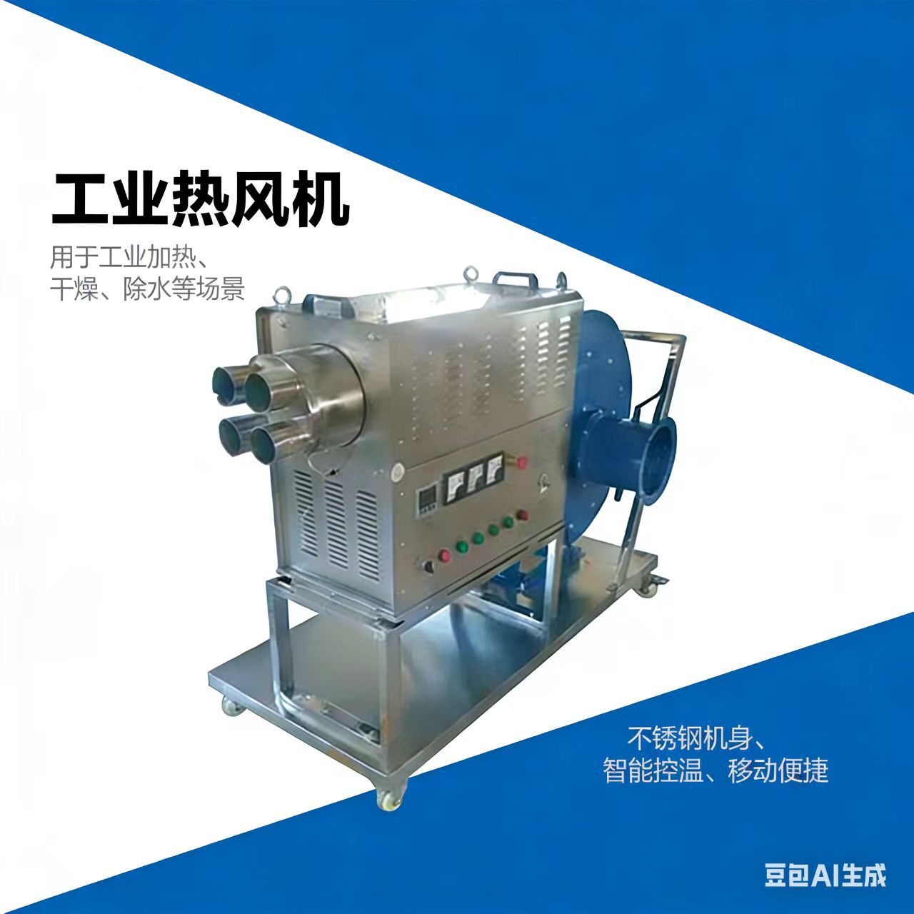 铸造型烘干热风机专业设计风量温度可调节工作性能稳定应用范围广