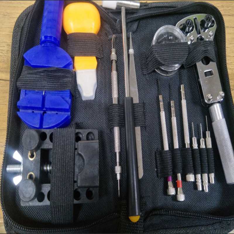 钟表修理工具14件套 修表套装 含黑锤