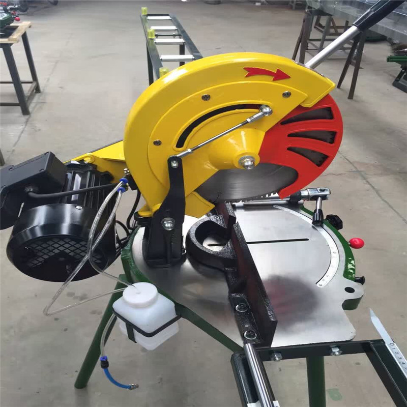 济南供应铝塑门窗型材单头切割机微轻小型铝合金型材手动切割锯