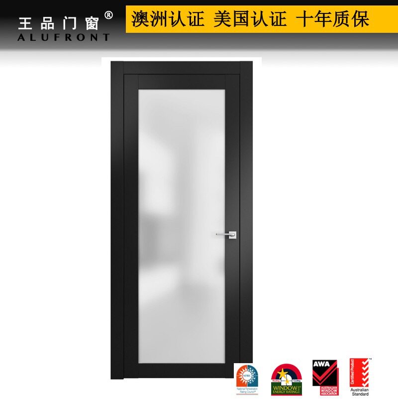 王品防盗铝门窗铝合金生态门十年质保德国配件安全防爆