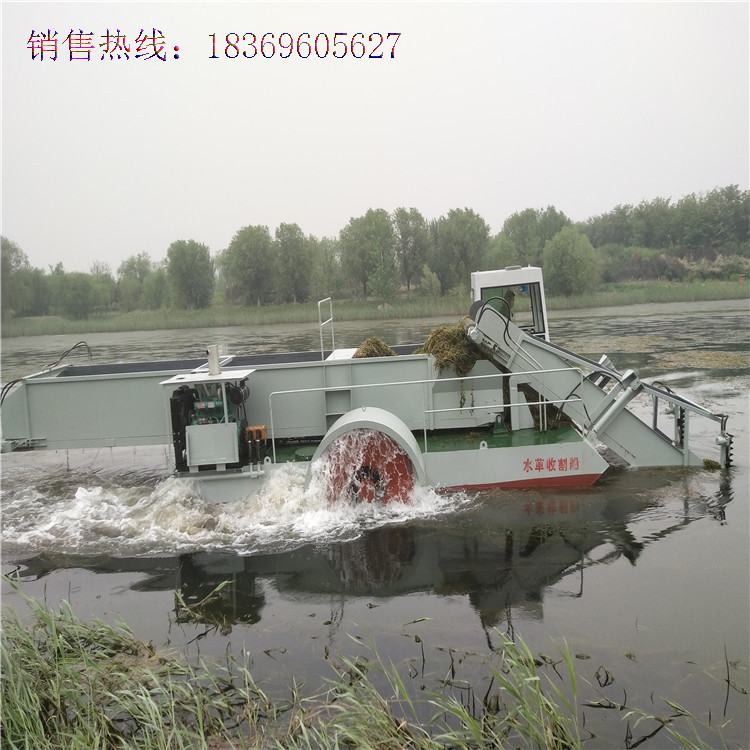 赣江新型保洁船 割草船 自动清漂船厂家 河道水库垃圾打捞船