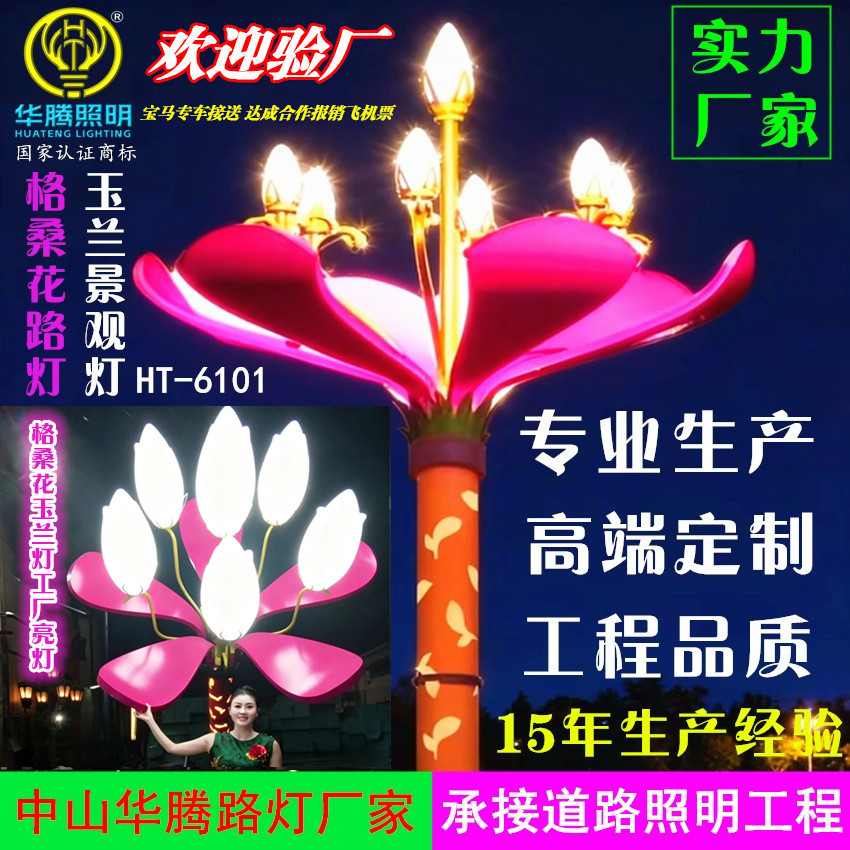 厂家定制户外高杆多头景观灯
