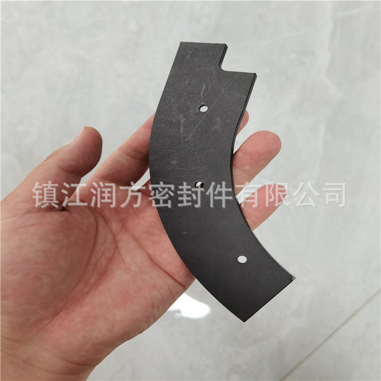 氟塑料PTFE碳纤维半圆弧 圆形垫片 防磨垫块 承接 CNC