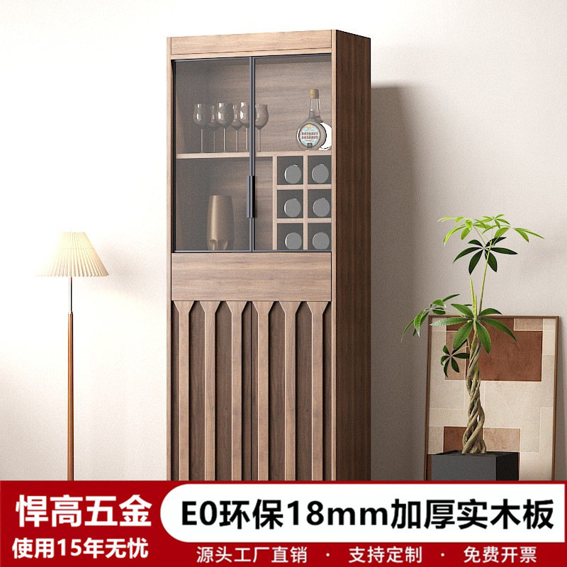 新中式实木玻璃展示柜