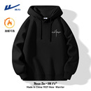 加厚黑色重磅连帽外套Y 青少年男款 回力加绒卫衣男秋冬季 2025新款