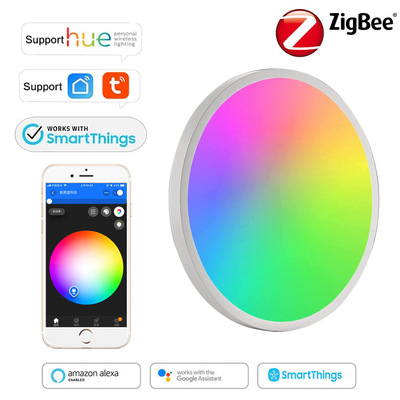 涂鸦Zigbee 3.0智能吸顶灯Alexa Google Hue SmartThings支持网关