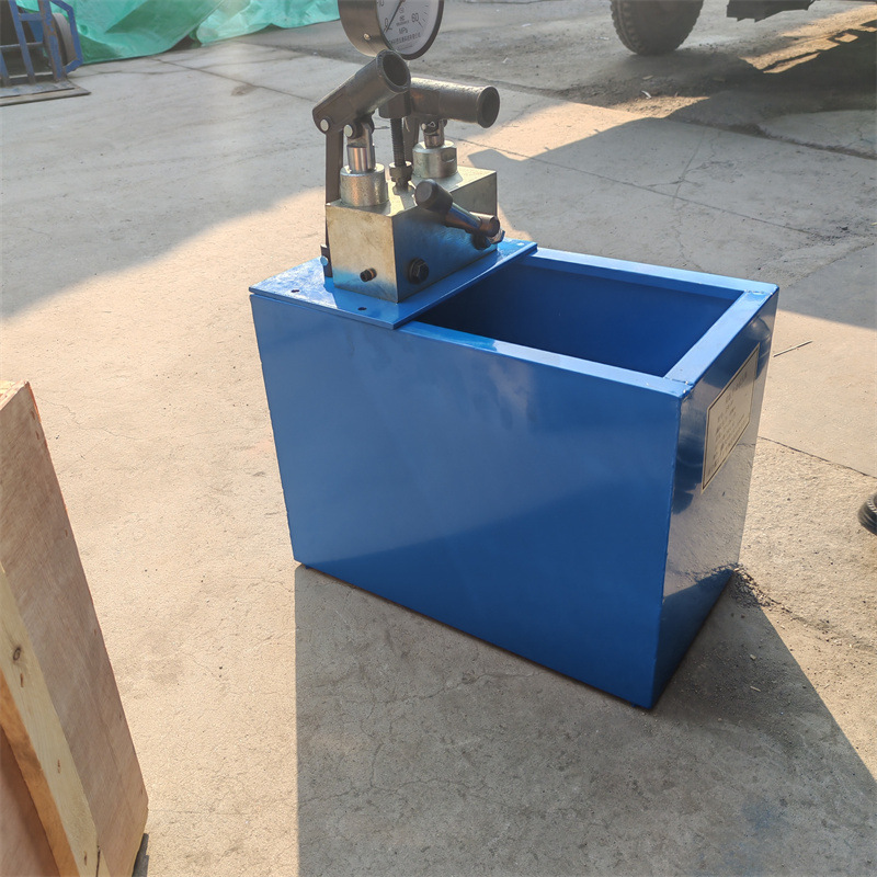 ppr水管增压测压泵地暖检漏仪试压器40mpa打压机手动双缸试压泵