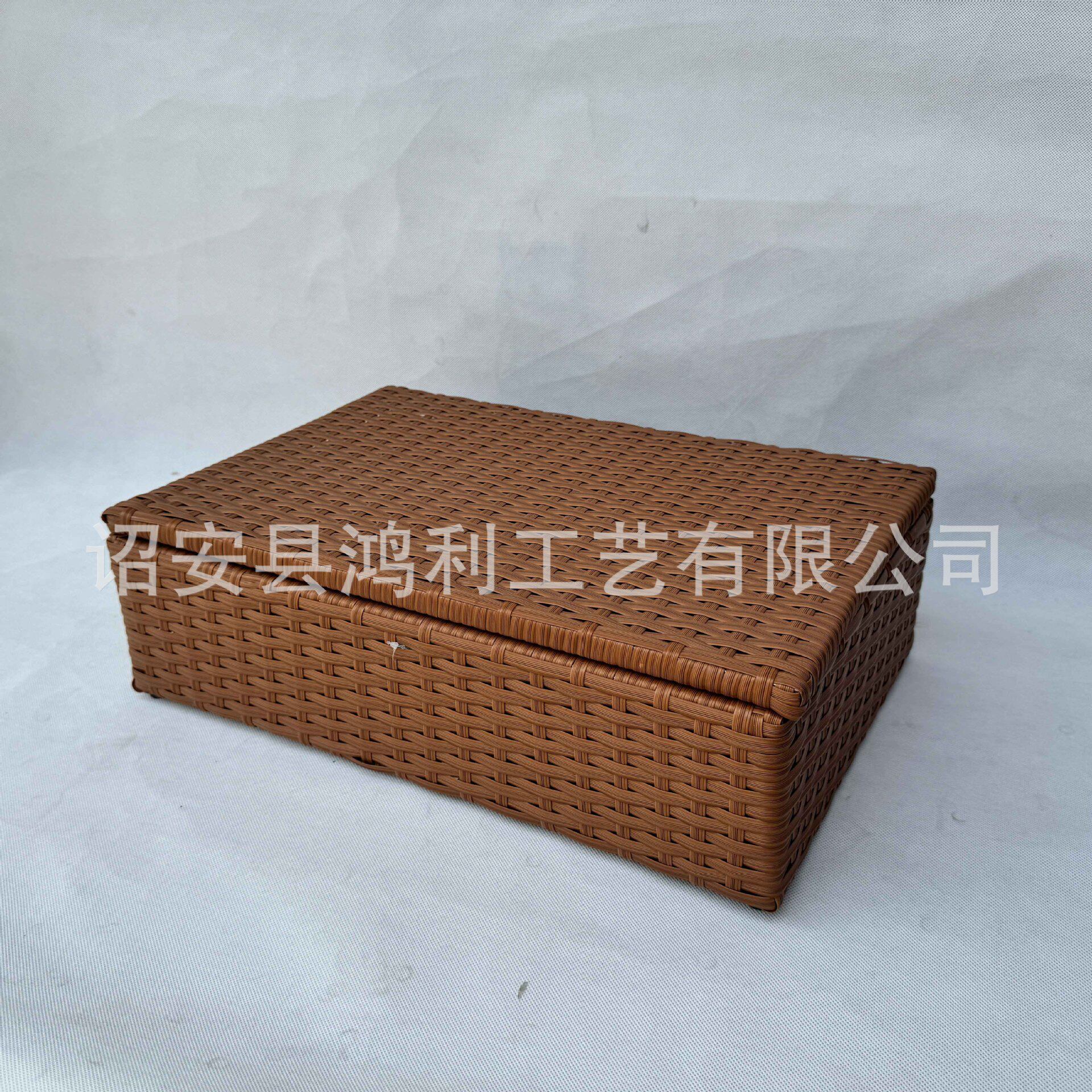 编织杂物收纳篮家居摆饰民宿用品PP材质可清洗耐用