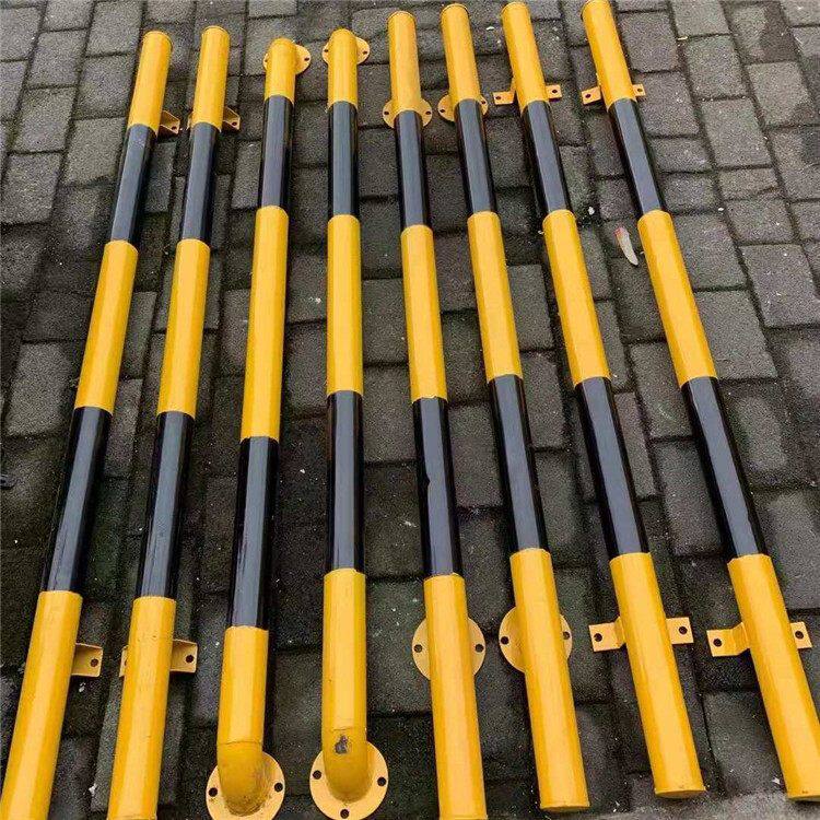 车位挡车器钢管材质U型M型多种尺寸停车位划线道路马路隔离防护栏