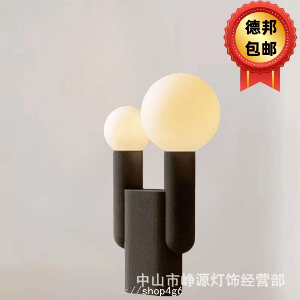 后现代简约个性树脂客厅北欧设计师卧室床头创意民宿酒店装饰台灯