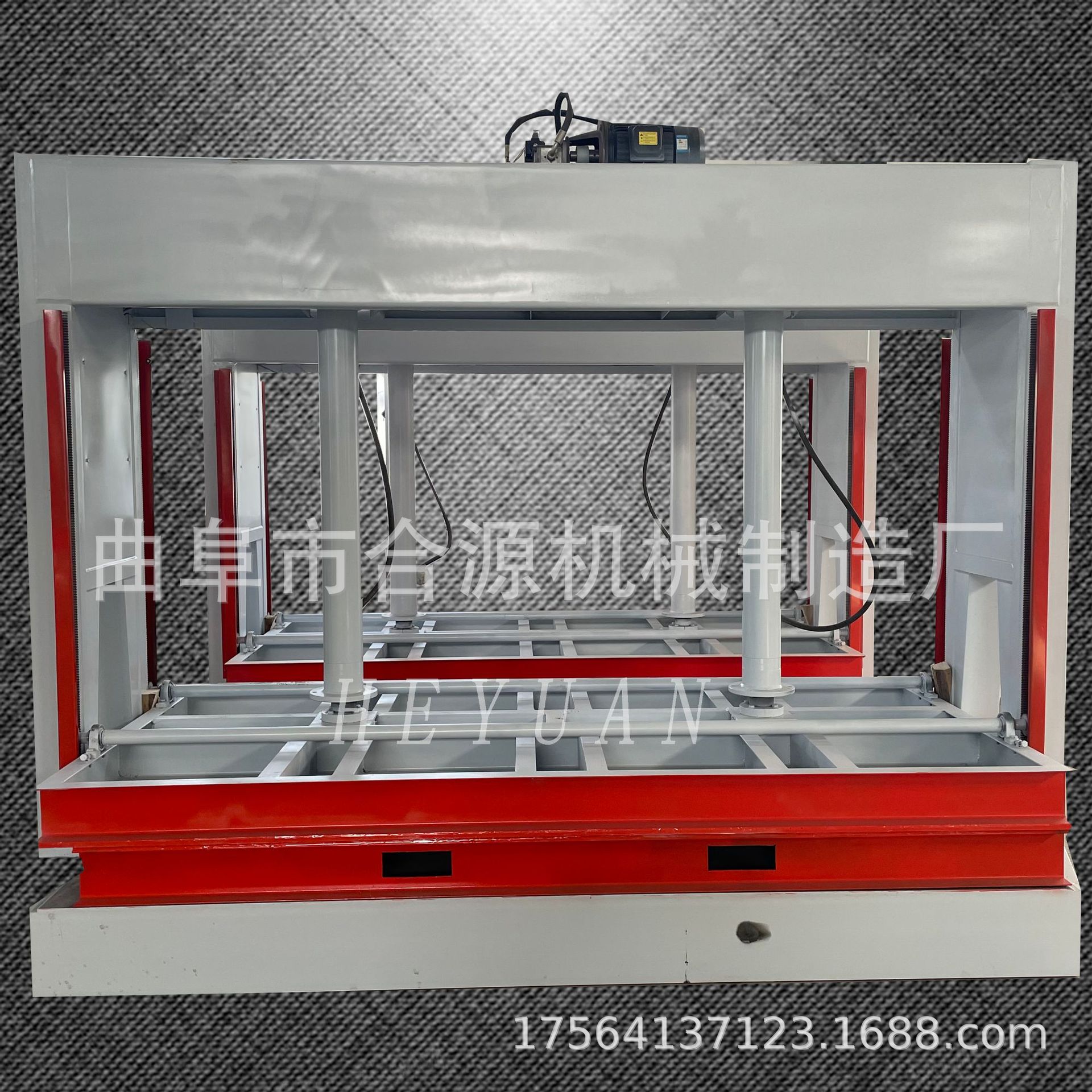 木板家具板冷压机 移动式平台铅门自动冷压机 50吨建筑模板冷压机图片