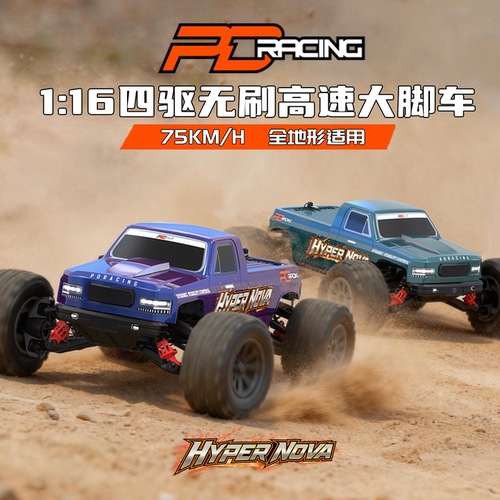 PDracing青少年RC四驱无刷大脚车