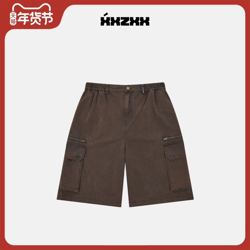 XXZXX工装短裤男女款裤子潮牌童装亲子装 2025年春夏新款 1308,男装,短裤,淘宝优惠券,粉丝福利购,淘宝优惠卷
