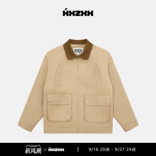 XXZXX潮牌牛仔外套宽松时尚复古