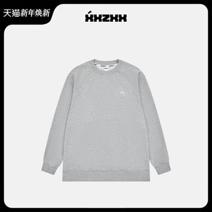 新款 XXZXX长袖 秋季 亲子装 2301 贴布设计宽松运动卫衣男女潮牌童装