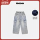 加绒牛仔裤 新款 水洗工装 男女潮牌童装 XXZXX 秋季 裤 亲子装 171