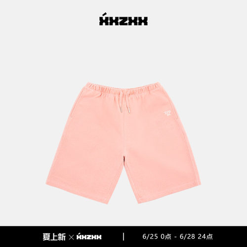 XXZXX潮牌针织运动短裤男女同款