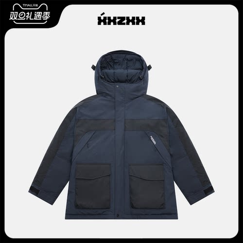 XXZXX三防羽绒服男女同款潮牌
