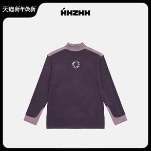 T恤绒感半高领打底衫 新款 男女潮牌童装 秋季 2201 亲子装 XXZXX长袖
