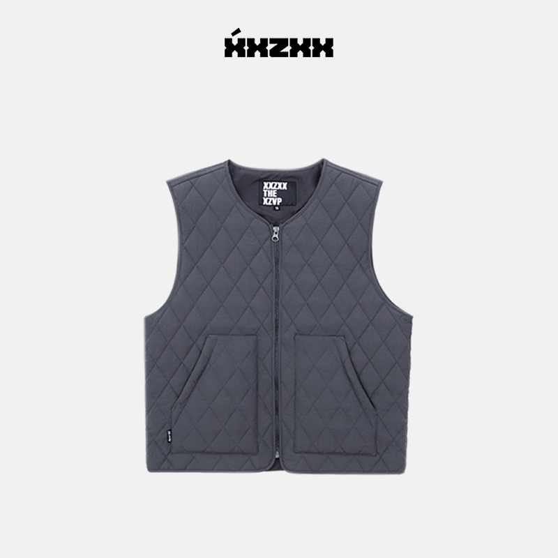 XXZXX潮牌复古阿美咔叽马甲背心