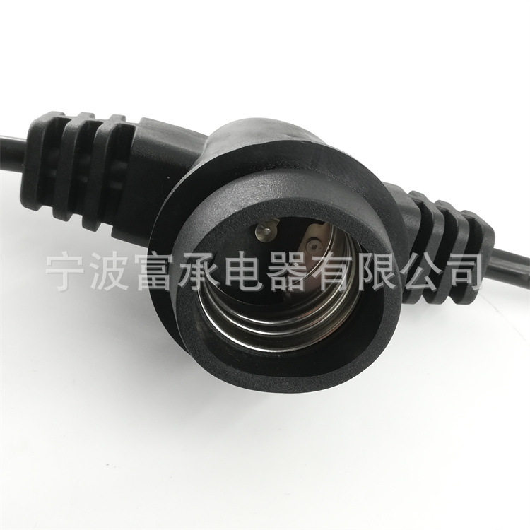 E40船用灯座灯串e39e40欧规220V带可替换灯泡户外灯船用集鱼灯