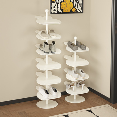 简易鞋架多层家用门口收纳室内小窄入户门简约铁艺置物架省空间