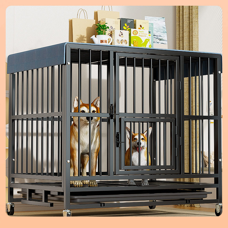 ?狗笼子中型大型犬室内带厕所边牧宠物笼小型狗狗拉布拉多金毛狗