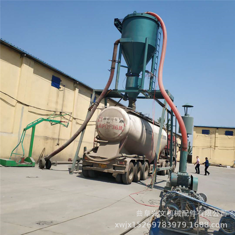 甘肃白银粉煤灰无尘装卸气力输送机机械臂式自动装车风力输灰机