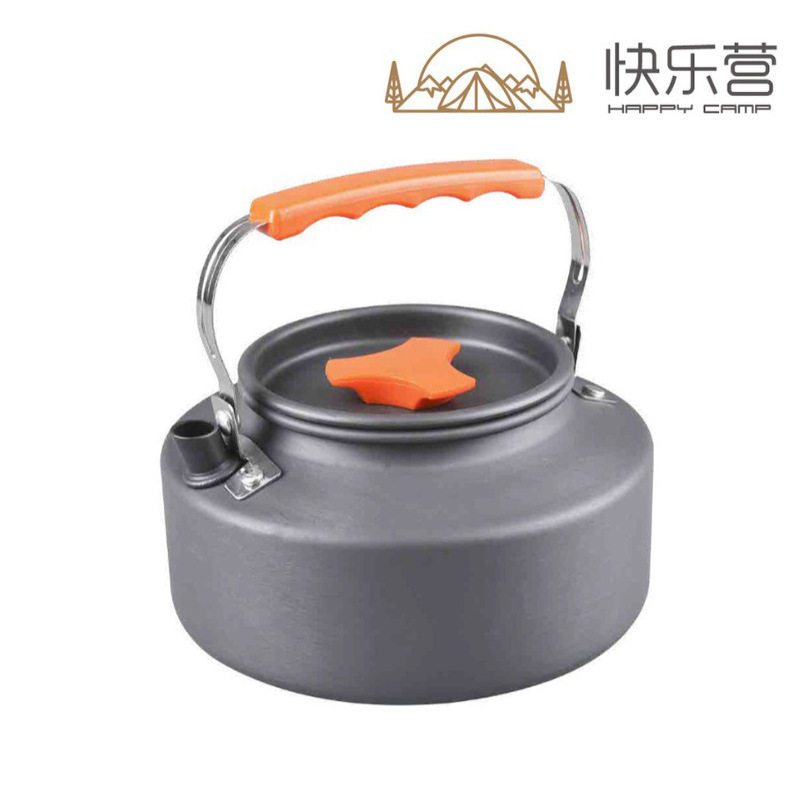 宁波工厂直供 快乐营1.2L携带户外铝制烧水壶