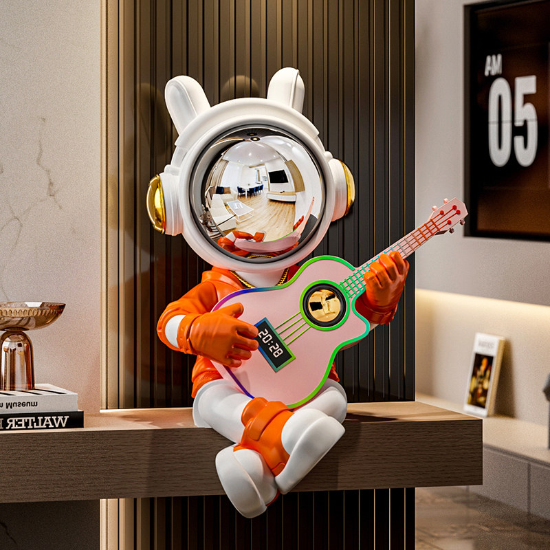 2025新款太空人摆件可存取存钱罐炫彩蓝牙音响客厅电视柜高级装饰,家居饰品,桌面摆件,淘宝优惠券,粉丝福利购,淘宝优惠卷