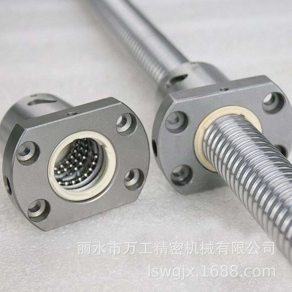 直销SFU系列法兰型滚珠丝杠螺母 制作腰型/腰型反向器 可制作左旋