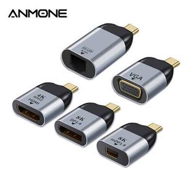 4K USB Type C To HDMI Adapter Male To Female VGA DP 8K Cabl