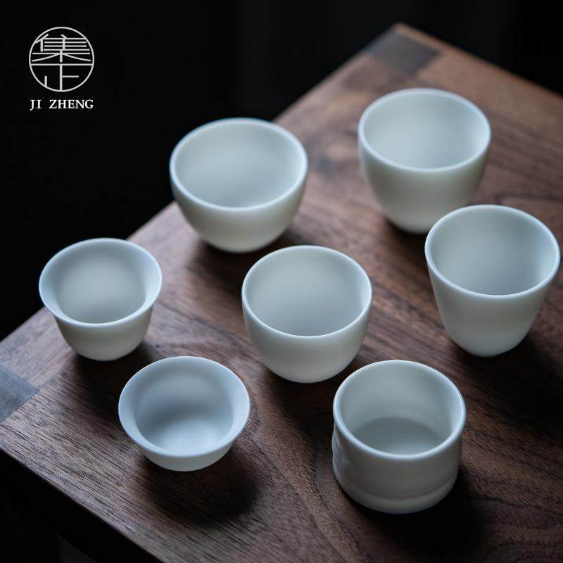 爆款汝窑白玉瓷茶杯功夫茶具品茗杯大容量主人杯单杯开片可养茶盏,餐饮具,茶杯,淘宝优惠券,粉丝福利购,淘宝优惠卷